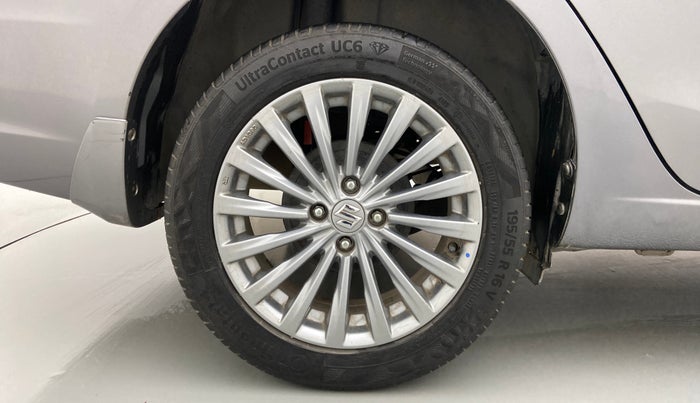 2015 Maruti Ciaz ZXI+, Petrol, Manual, 1,13,815 km, Right Rear Wheel