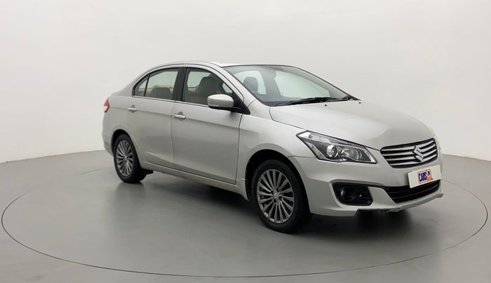 2016 Maruti Ciaz ZXI PLUS, CNG, Manual, 93,550 km, Right Front Diagonal