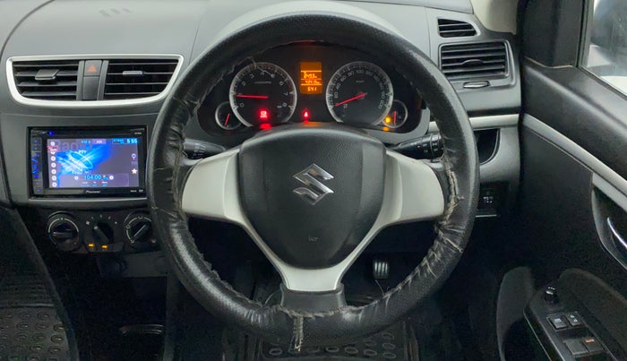2013 Maruti Swift VXI, Petrol, Manual, 43,415 km, Steering Wheel Close Up