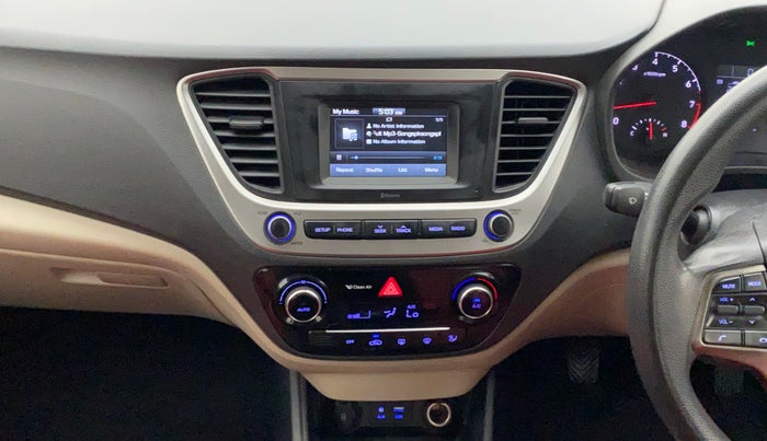 2018 Hyundai Verna 1.4 EX PETROL, Petrol, Manual, 70,838 km, Air Conditioner