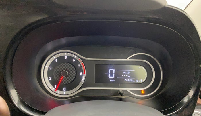 2021 Hyundai AURA SX 1.2, Petrol, Manual, 74,307 km, Odometer Image