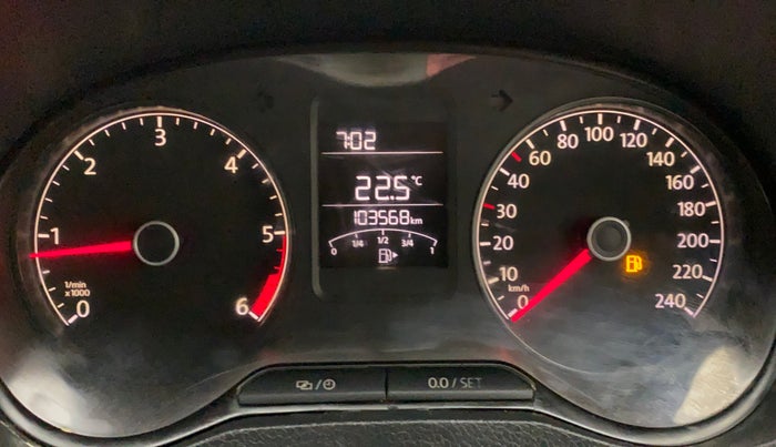 2017 Volkswagen Ameo TRENDLINE 1.5L, Diesel, Manual, 1,03,568 km, Odometer Image