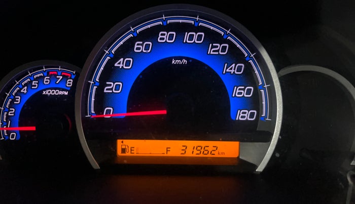 2017 Maruti Wagon R 1.0 VXI, Petrol, Manual, 31,953 km, Odometer Image