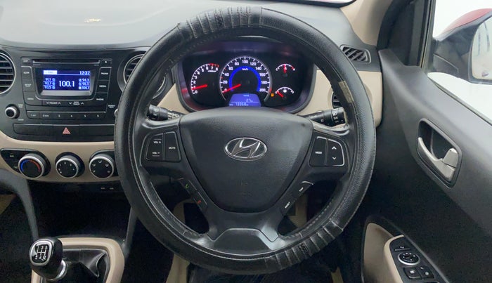 2013 Hyundai Grand i10 ASTA 1.2 KAPPA VTVT OPT, Petrol, Manual, 73,470 km, Steering Wheel Close Up