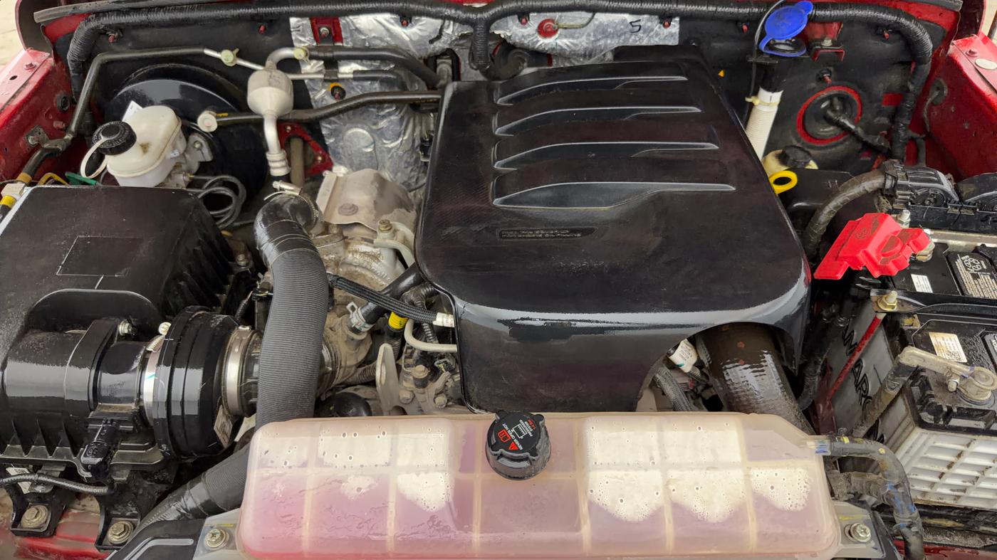 2021 Mahindra Thar LX PETROL HT 4WD AT, Petrol, Automatic, 29,223 km, Engine View