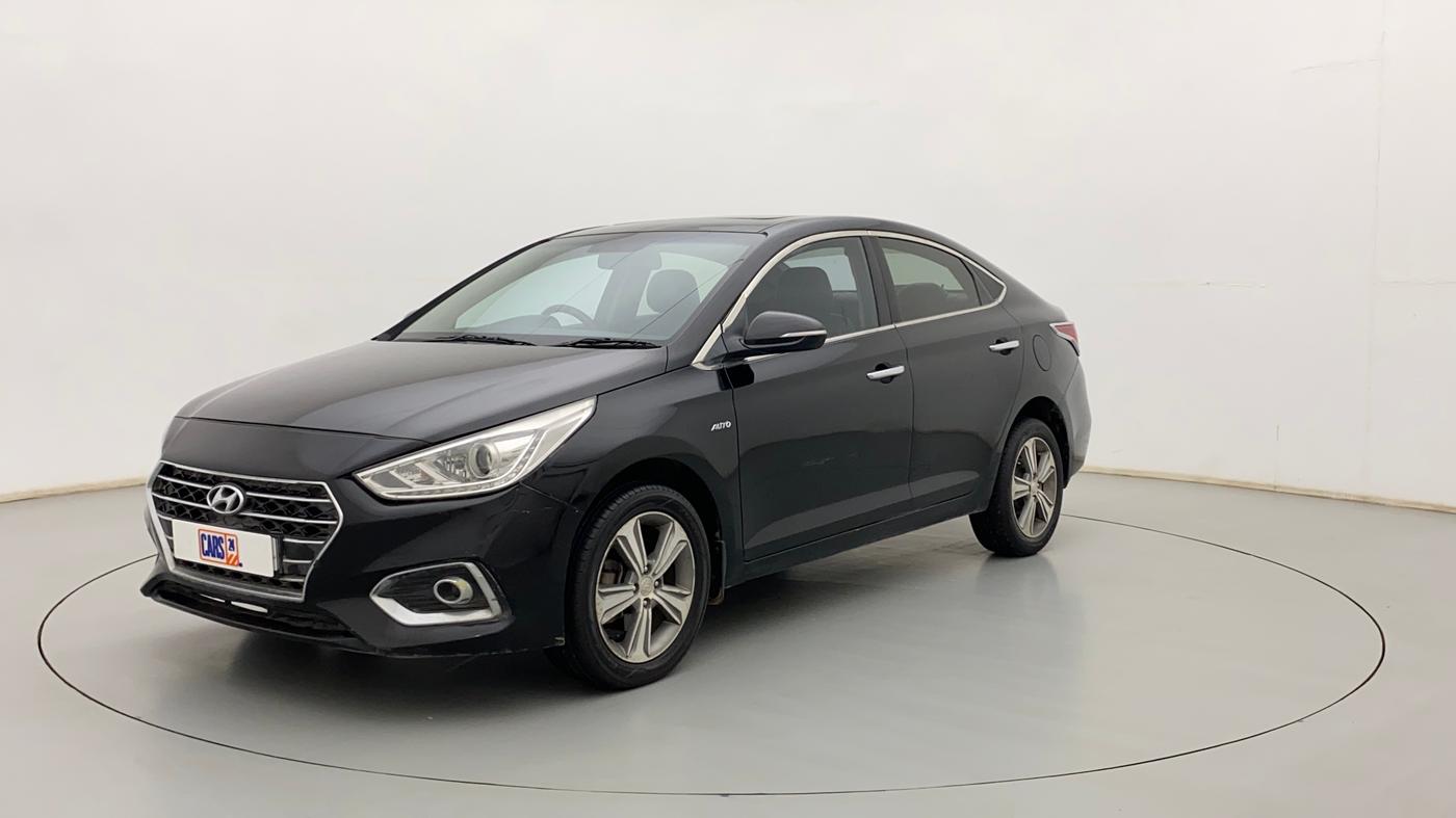 2019 Hyundai Verna 1.6 CRDI SX + AT, Diesel, Automatic, 68,080 km, Left Front Diagonal
