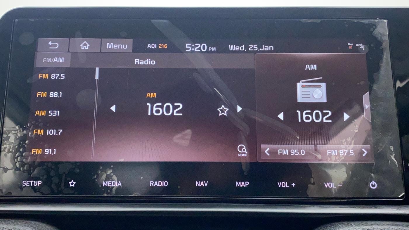 2021 KIA SONET GTX + 1.0 IMT, Petrol, Manual, 7,036 km, Infotainment System