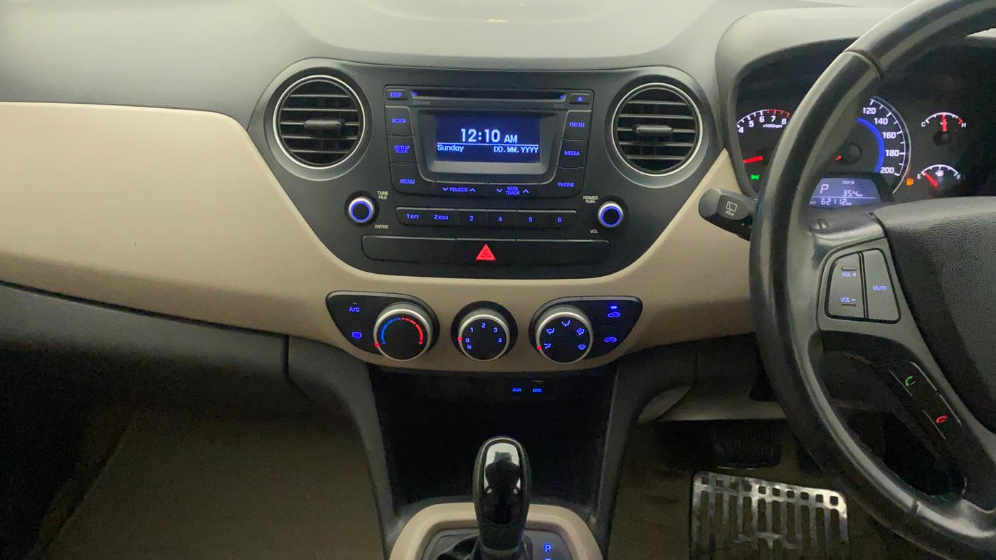 2015 Hyundai Grand i10 ASTA AT 1.2 KAPPA VTVT, Petrol, Automatic, 62,163 km, Air Conditioner