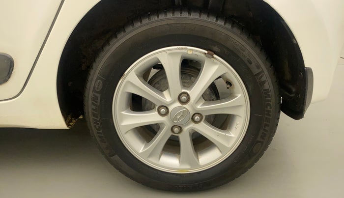 2015 Hyundai Grand i10 ASTA AT 1.2 KAPPA VTVT, Petrol, Automatic, 62,163 km, Left Rear Wheel