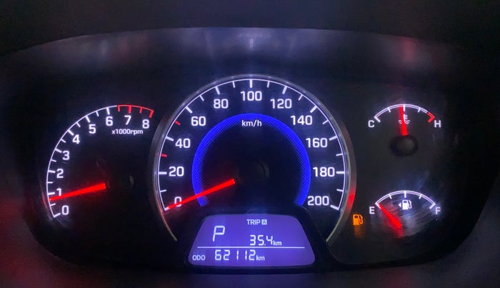 2015 Hyundai Grand i10 ASTA AT 1.2 KAPPA VTVT, Petrol, Automatic, 62,163 km, Odometer Image