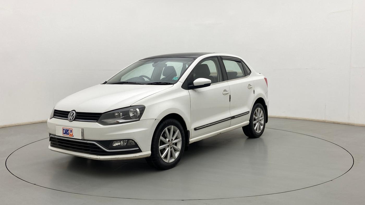 2018 Volkswagen Ameo HIGHLINE PLUS 1.5L 16 ALLOY, Diesel, Manual, 73,974 km, Left Front Diagonal