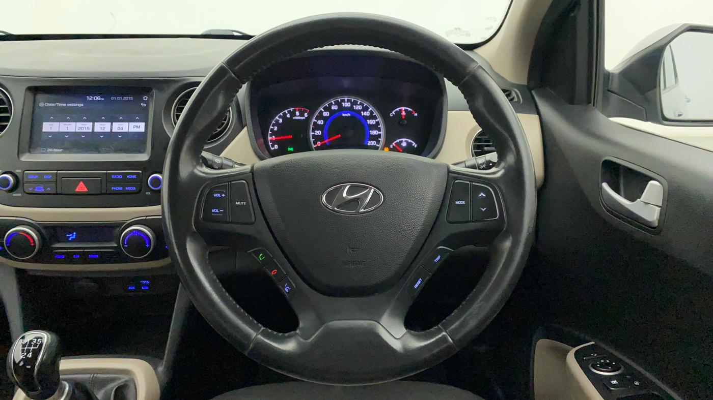 2017 Hyundai Grand i10 ASTA U2 1.2 CRDI, Diesel, Manual, 79,192 km, Steering Wheel Close Up