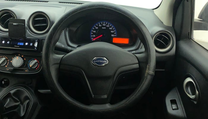 2018 Datsun Go Plus T, Petrol, Manual, 17,108 km, Steering Wheel Close Up