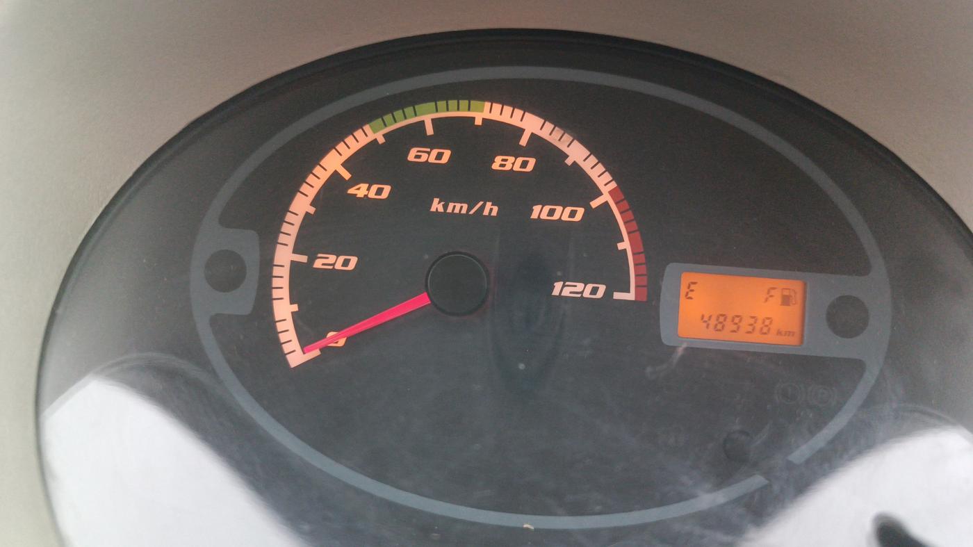 2013 Tata Nano LX, Petrol, Manual, 48,938 km, Odometer Image