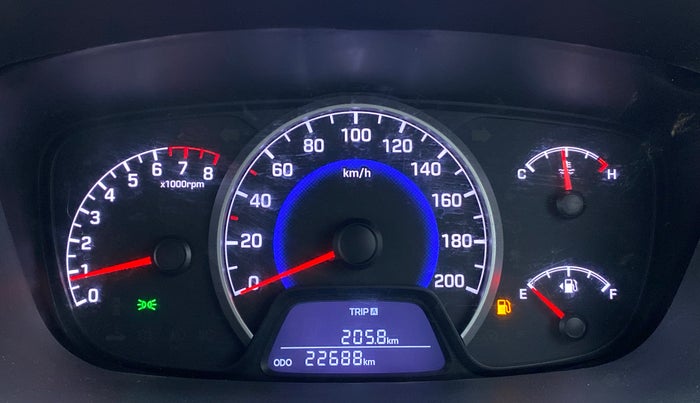 2018 Hyundai Grand i10 MAGNA 1.2 VTVT, Petrol, Manual, Odometer Image