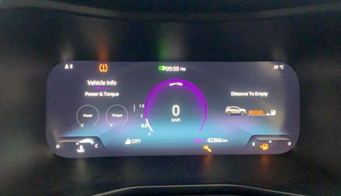 2023 Tata NEXON FEARLESS PURPLE + SUNROOF DUAL TONE 1.2 PETROL, Petrol, Manual, 42,318 km, Odometer Image