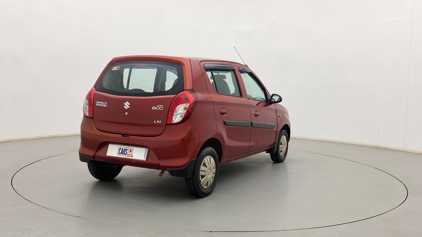 2012 Maruti Alto 800 LXI, Petrol, Manual, 87,882 km, Right Back Diagonal
