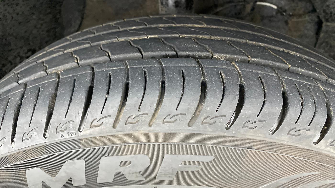 2021 Maruti Vitara Brezza VXI, Petrol, Manual, 7,769 km, Right Front Tyre Tread
