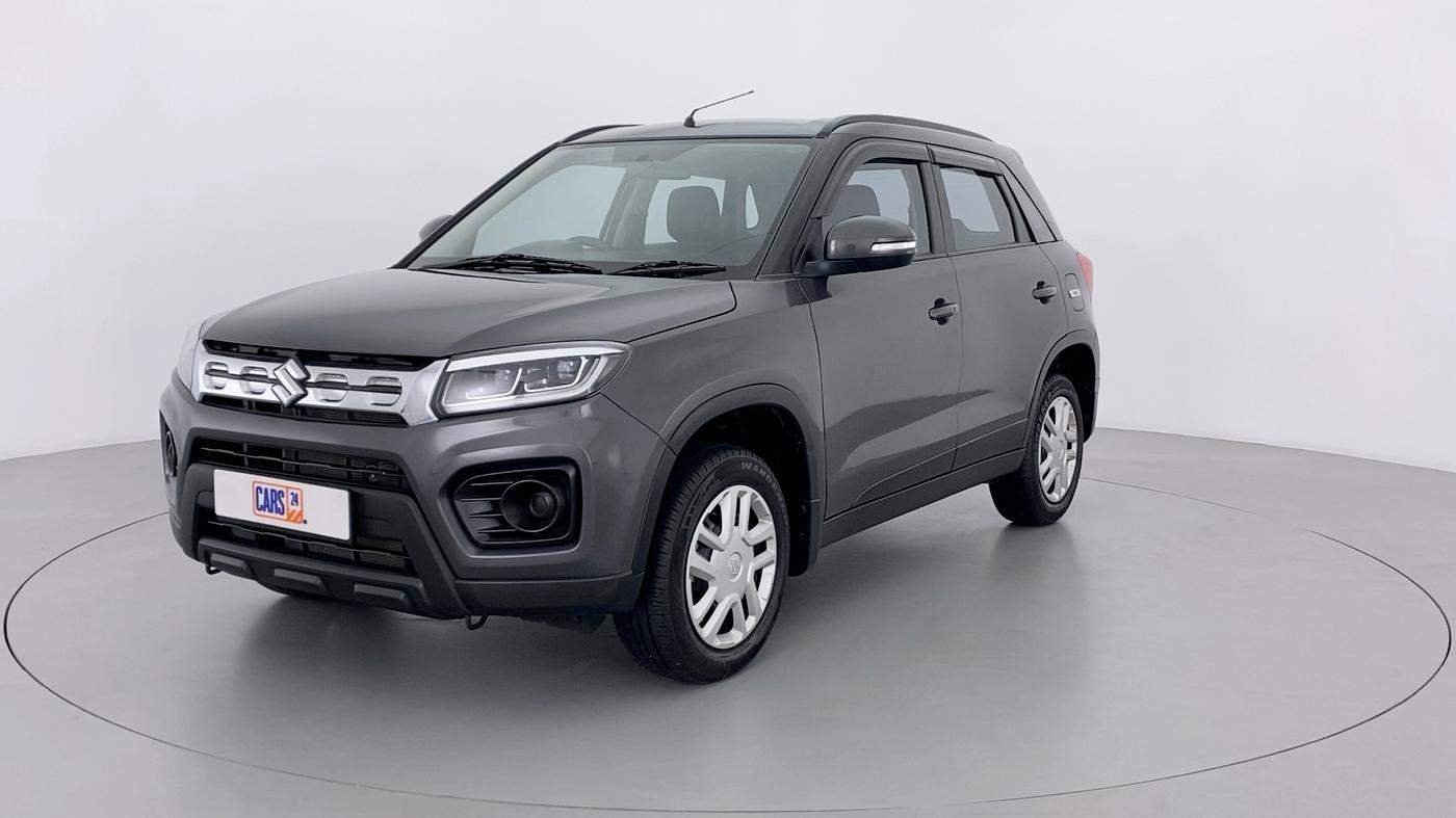 2021 Maruti Vitara Brezza VXI, Petrol, Manual, 7,769 km, Left Front Diagonal