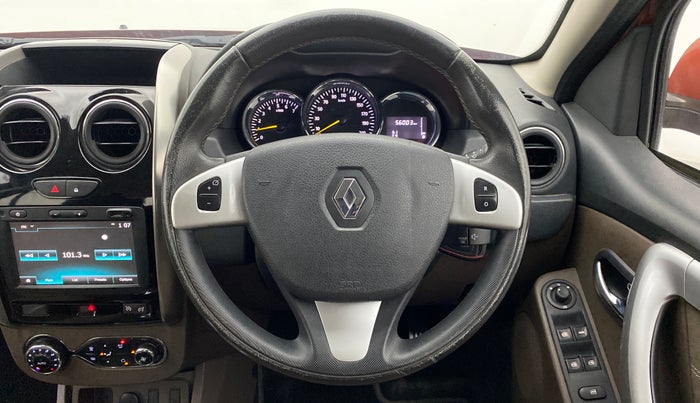 2016 Renault Duster RXZ AMT 110 PS, Diesel, Automatic, 55,634 km, Steering Wheel Close Up