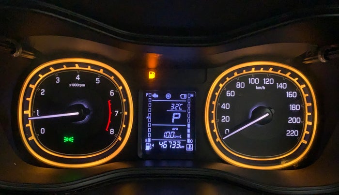 2020 Maruti Vitara Brezza ZXI PLUS AT DUAL TONE SHVS, Petrol, Automatic, 46,733 km, Odometer Image