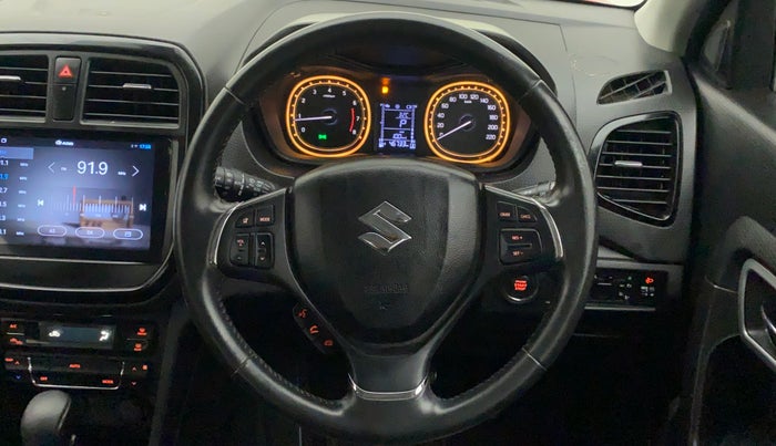 2020 Maruti Vitara Brezza ZXI PLUS AT DUAL TONE SHVS, Petrol, Automatic, 46,733 km, Steering Wheel Close Up