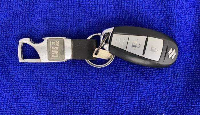 2020 Maruti Vitara Brezza ZXI PLUS AT DUAL TONE SHVS, Petrol, Automatic, 46,733 km, Key Close Up