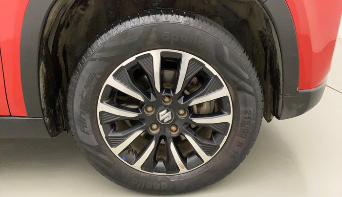 2020 Maruti Vitara Brezza ZXI PLUS AT DUAL TONE SHVS, Petrol, Automatic, 46,733 km, Right Front Wheel