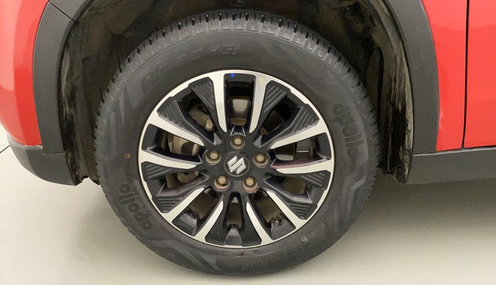 2020 Maruti Vitara Brezza ZXI PLUS AT DUAL TONE SHVS, Petrol, Automatic, 46,733 km, Left Front Wheel