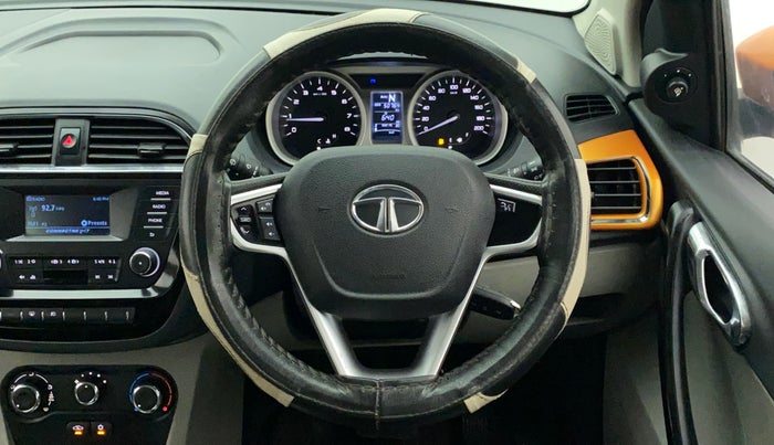 2017 Tata Tiago XZA PETROL, Petrol, Automatic, 50,764 km, Steering Wheel Close Up
