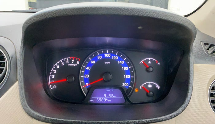 2015 Hyundai Xcent S 1.2, Petrol, Manual, 69,893 km, Odometer Image