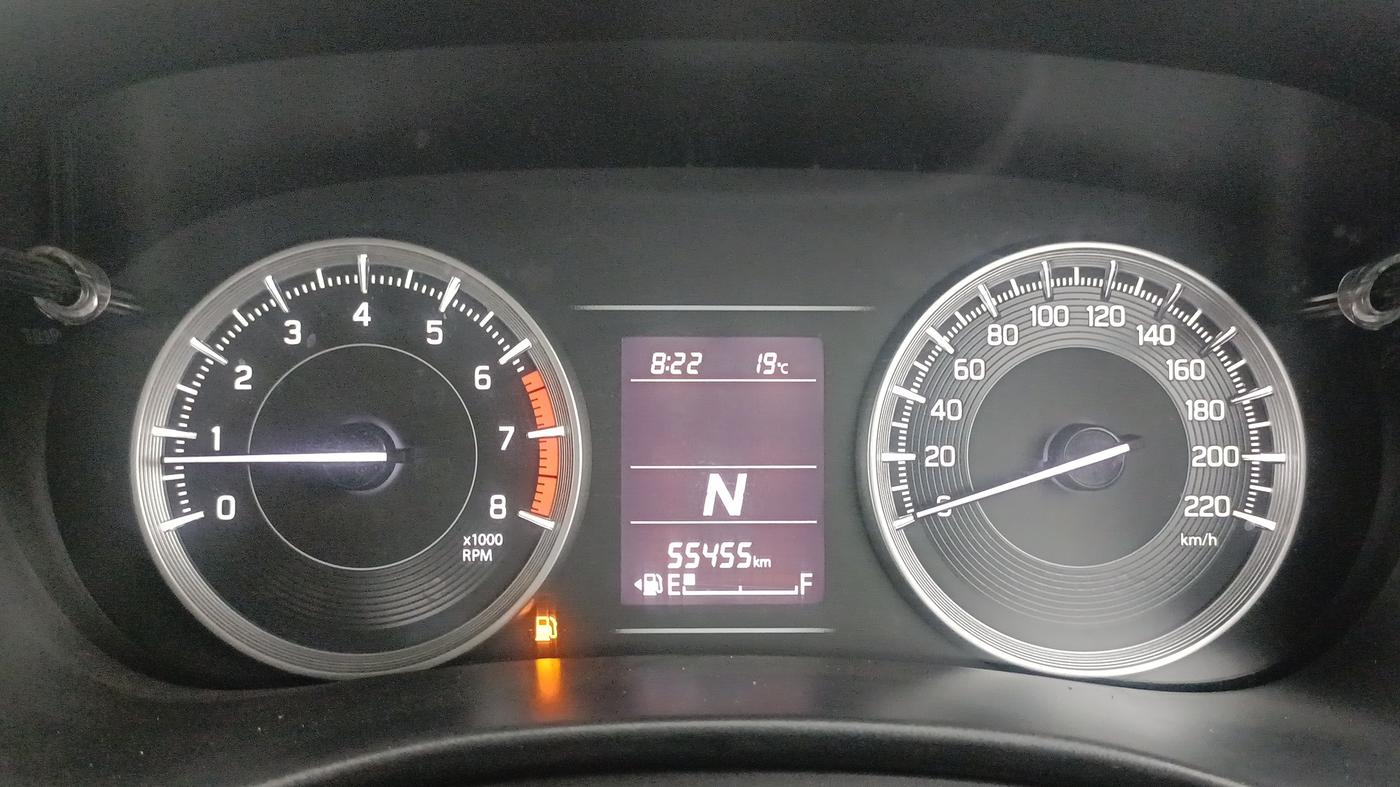 2022 Toyota Glanza S AMT, Petrol, Automatic, 55,454 km, Odometer Image