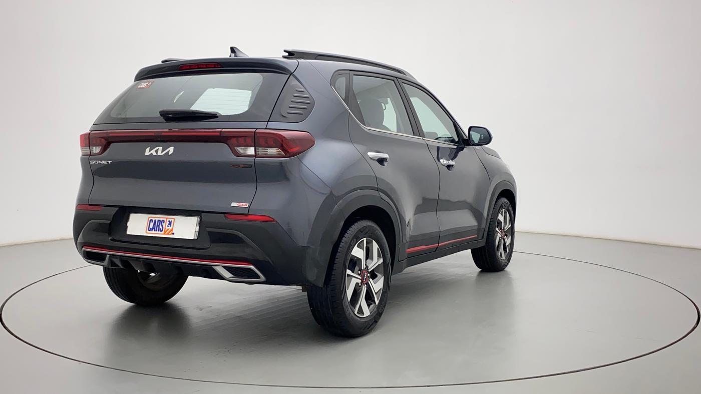 2022 KIA SONET GTX PLUS 1.0 IMT, Petrol, Manual, 11,716 km, Right Back Diagonal