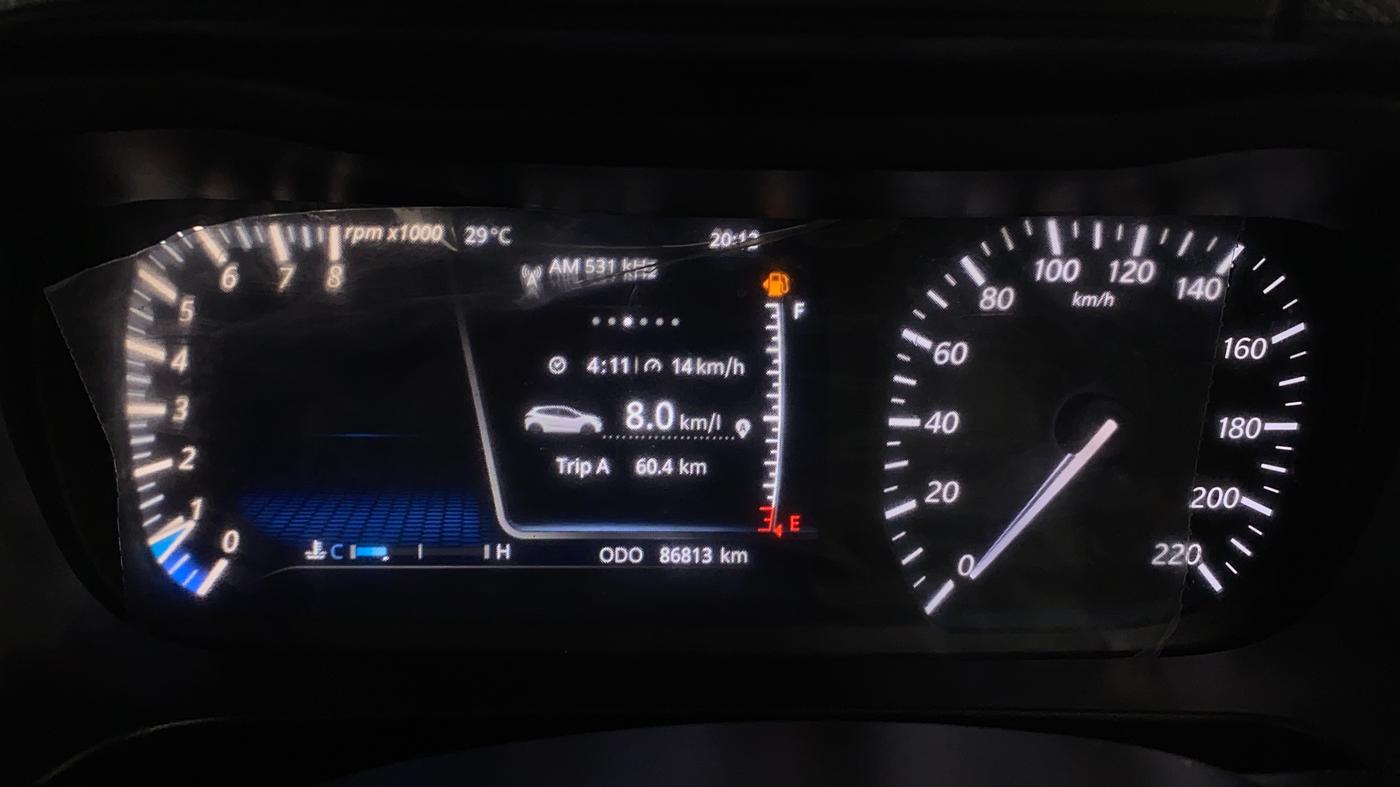 2020 Tata ALTROZ XZ PETROL, Petrol, Manual, 86,875 km, Odometer Image