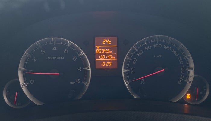 2013 Maruti Swift ZXI, Petrol, Manual, 1,30,139 km, Odometer Image