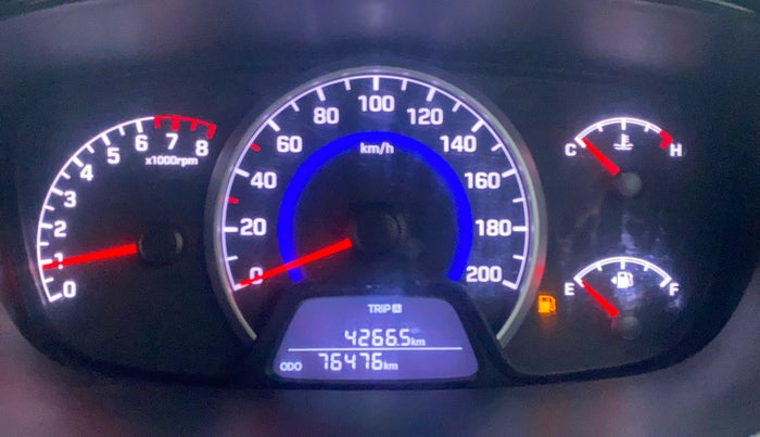 2018 Hyundai Grand i10 ASTA 1.2 KAPPA VTVT, Petrol, Manual, 76,463 km, Odometer Image