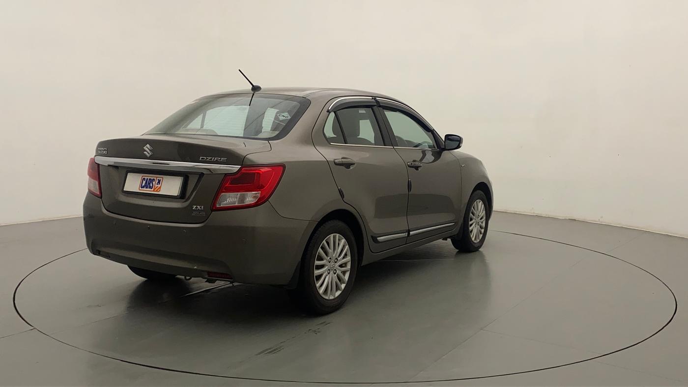 2018 Maruti Dzire ZXI AMT, CNG, Automatic, 99,140 km, Right Back Diagonal