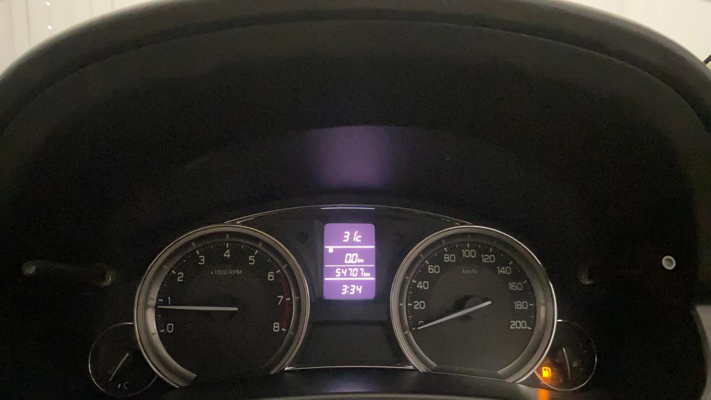 2015 Maruti Ciaz VXI, Petrol, Manual, 54,685 km, Odometer Image