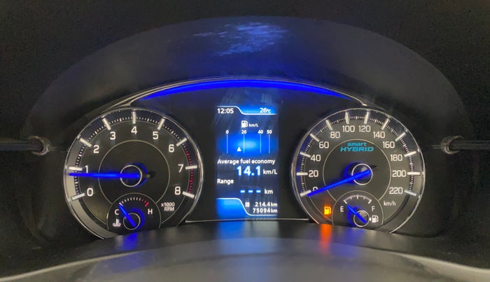 2020 Maruti Ciaz DELTA 1.5 SHVS MT PETROL, CNG, Manual, 75,077 km, Odometer Image
