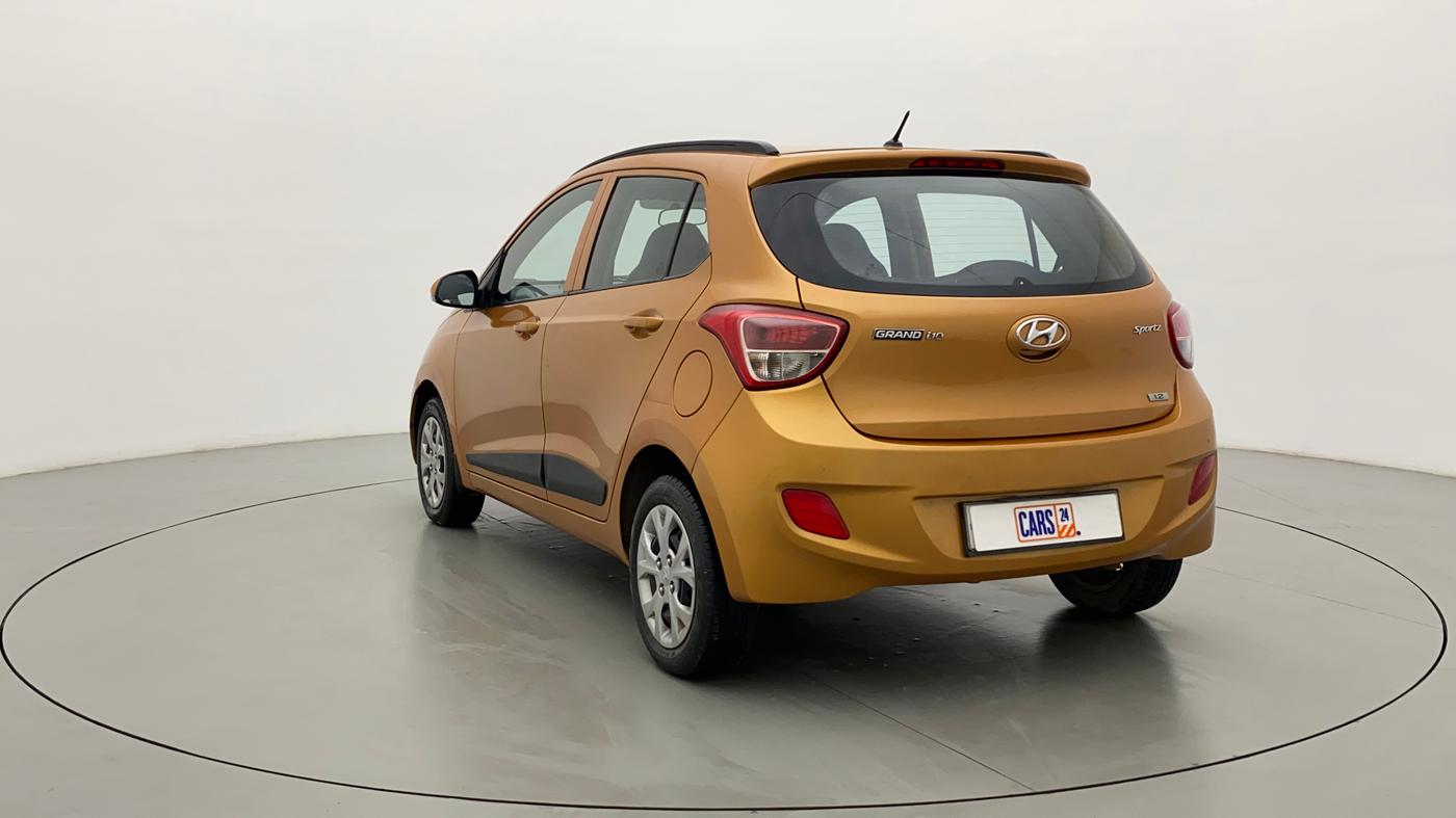 2015 Hyundai Grand i10 SPORTZ 1.2 KAPPA VTVT, Petrol, Manual, 24,017 km, Left Back Diagonal