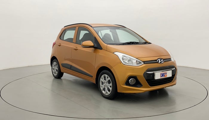 2015 Hyundai Grand i10 SPORTZ 1.2 KAPPA VTVT, Petrol, Manual, 24,017 km, Right Front Diagonal