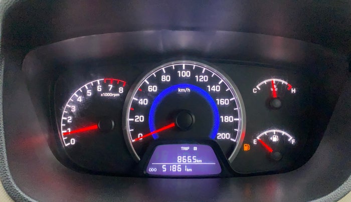 2017 Hyundai Grand i10 SPORTZ 1.2 KAPPA VTVT, Petrol, Manual, 51,849 km, Odometer Image