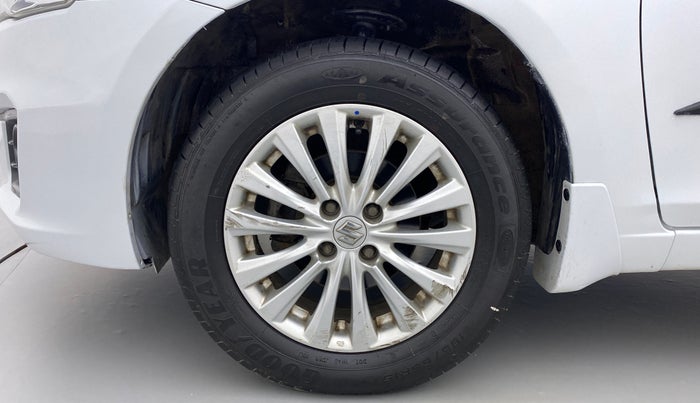 2018 Maruti Ciaz ZETA 1.4 VVT, Petrol, Manual, 52,367 km, Left Front Wheel