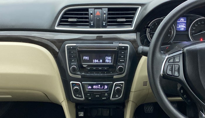 2018 Maruti Ciaz ZETA 1.4 VVT, Petrol, Manual, 52,367 km, Air Conditioner