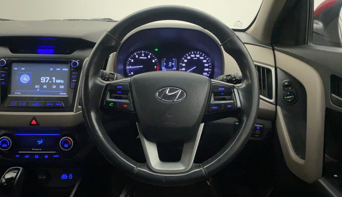 2016 Hyundai Creta SX PLUS AT 1.6 PETROL, Petrol, Automatic, 57,657 km, Steering Wheel Close Up