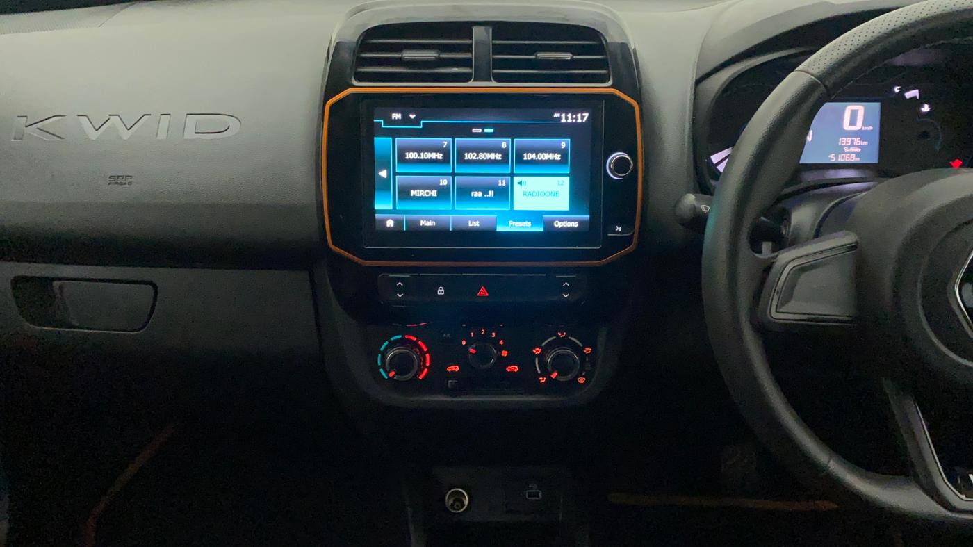 2020 Renault Kwid CLIMBER 1.0 AMT (O), Petrol, Automatic, 13,976 km, Air Conditioner