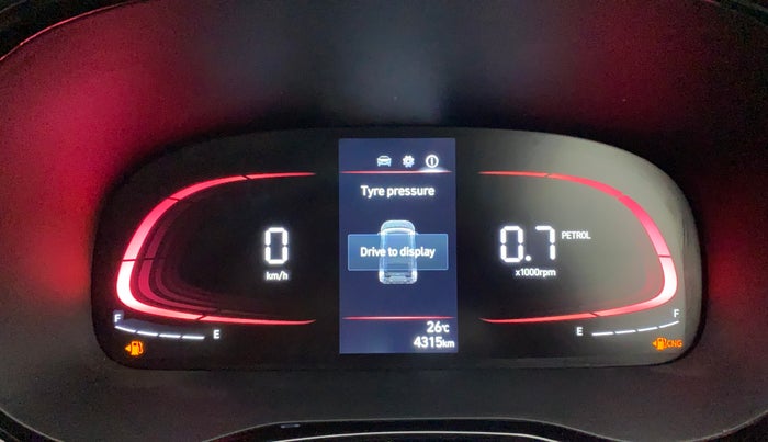 2025 Hyundai EXTER SX 1.2 MT Knight Edition Hy-CNG Duo, CNG, Manual, 4,273 km, Odometer Image