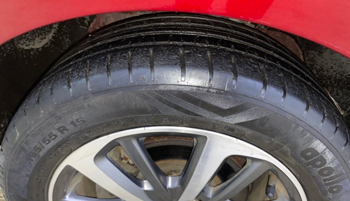 2020 Ford New Figo TITANIUM 1.2 PETROL MT, Petrol, Manual, 13,861 km, Left Front Tyre Tread