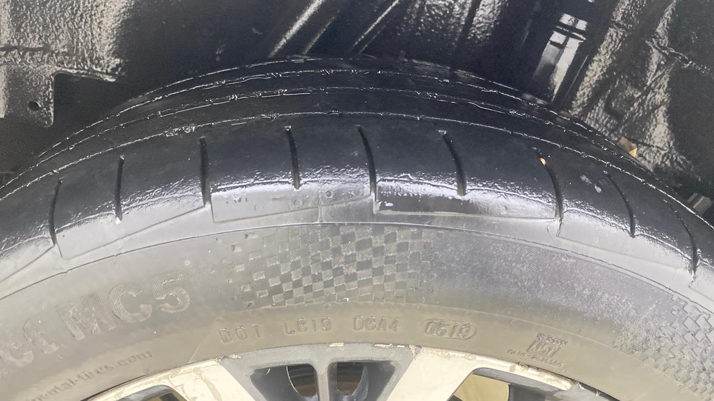2017 Honda City 1.5L I-VTEC ZX CVT, Petrol, Automatic, 1,04,350 km, Left Rear Tyre Tread