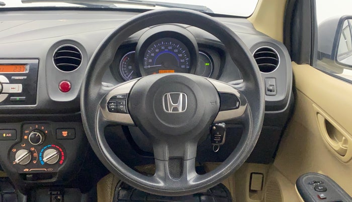 2015 Honda Brio S MT, Petrol, Manual, 74,129 km, Steering Wheel Close Up